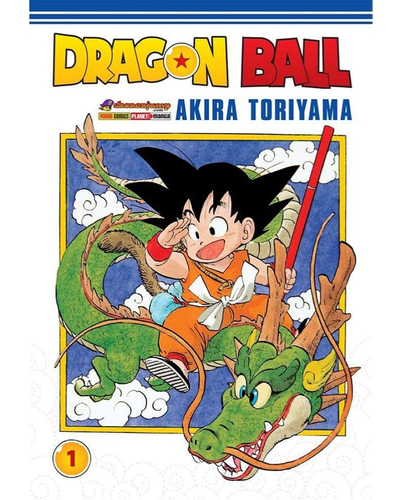 Capa do mang&aacute; Dragon Ball Vol. 1, de Akira Toriyama