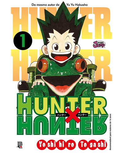 Capa do mang&aacute; Hunter x Hunter Vol. 1, de Yoshihiro Togashi