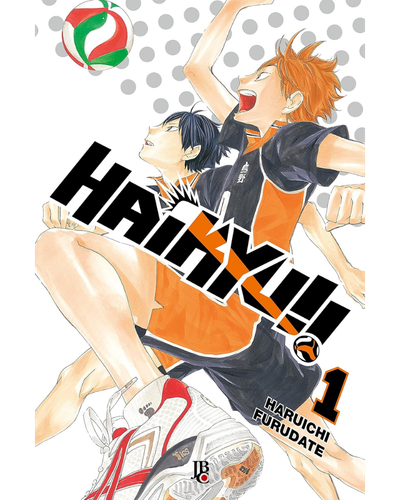 Capa do mang&aacute; Haikyu!! Vol. 1 edi&ccedil;&atilde;o Big, de Haruichi Furudate