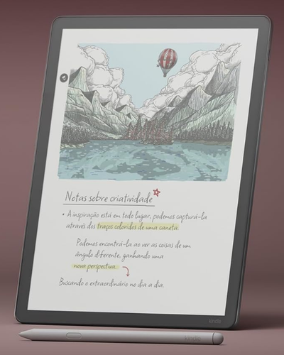 Kindle Scribe Colorsoft 64 GB com tela colorida de 11 polegadas na cor grafite